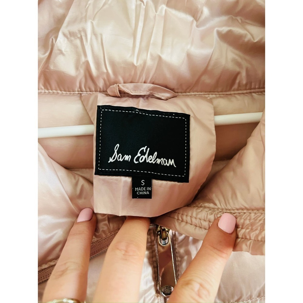 Sam Edelman Light Pink Puffer Jacket - Picture 4 of 6